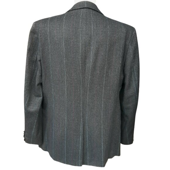 Anthony's of London Charcoal SZ 44 R Wool Men's Blazer Sport Jacket - Picture 2 of 16